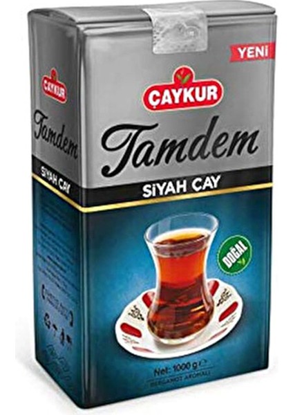Tamdem Bergamotlu Dökme Çay 1000 gr 3'lü Set Doğal Yaprak Kalitesiyle modelleri