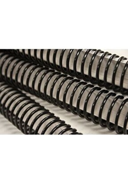 Helezon Plastik Spiral 12 mm Siyah 100'LÜ Paket