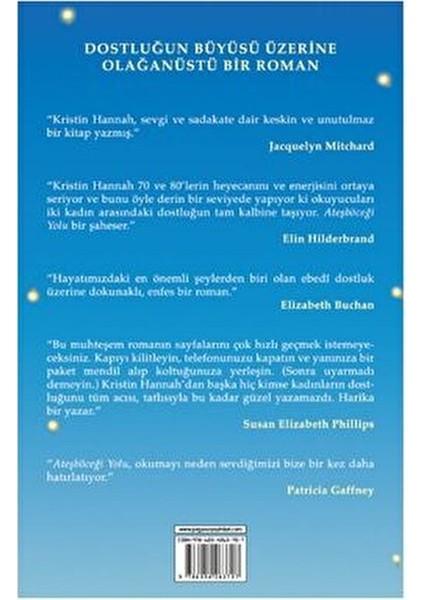 Ateşböceği Yolu Kristin Hannah Kadınlar İçin Unutulmaz Roman Normal Boy Pegasus Yayınları