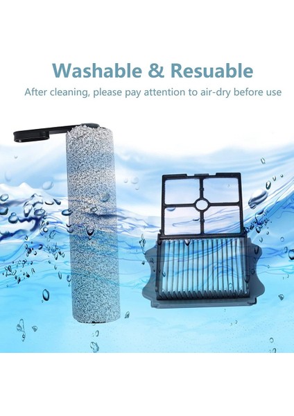 Tineco Floor One S5 / S5 Pro / S5 Combo Uyumlu Hepa Filtre + Rulo Fırça Seti (3 Parça) fiyatları