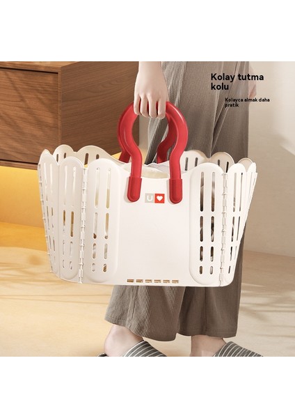 Taşınabilir Büyük Kapasiteli Katlanır Çamaşır Sepeti (Yurt Dışından) indirimleri