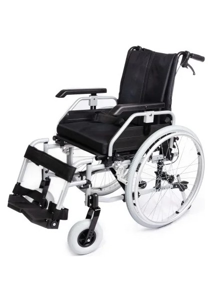 Tekerlekli Sandalye | Hafif Alüminyum Gövde, Quick Release Tekerlekli, Ayarlanabilir Oturma ve Sırt Gergili Dm-Strong 45 cm modelleri