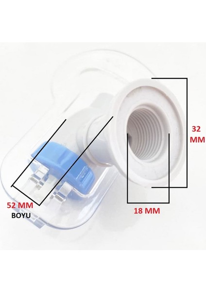 Arçelik Uyumlu 1037SP Su Sebili Musluğu Soğuk Mavi Ithal Kısa Ölçülere Dikkat Ediniz modelleri