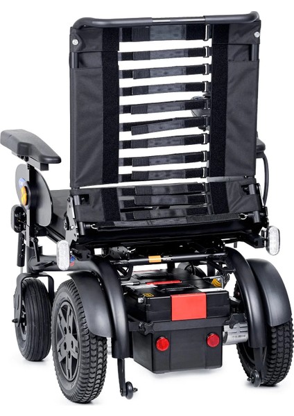 Akülü Tekerlekli Sandalye | Geniş Oturma Alanı 56 Cm, 2X450W Motor, Amortisörlü Lüks Sürüş DM-450 Luxury Xxl