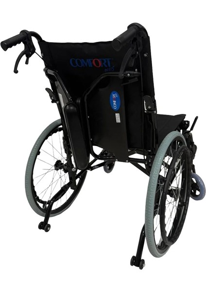 Çelik Transfer Tekerlekli Sandalye | Katlanabilir, Emniyet Kemerli ve Refakatçi Frenli DM-863-20 modelleri