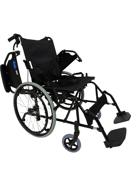 Çelik Transfer Tekerlekli Sandalye | Katlanabilir, Emniyet Kemerli ve Refakatçi Frenli DM-863-20 indirimleri