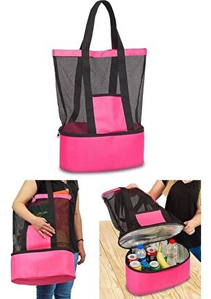 Plaj Çantası Deniz Çantaları Şeffaf Çanta Modelleri Termo Soğutucu Termal Piknik Plaj Çantası