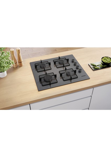 Antrasit Gri Ankastre Set (HB012FBH1T Fırın EO6C8PP30O Ocak LC64KPJ70T Davlumbaz)