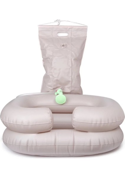 Baş Yıkama Havuzu | Şişirilebilir, Mobil Duş Uyumlu, Yatan Hasta Için Pratik Kullanım Dm-01