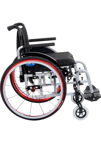 Aktif Tekerlekli Sandalye | Hafif Alüminyum Şase, Quick Release Tekerlek, 45 cm Oturuma Genişliği, 15 Kg, DM-315