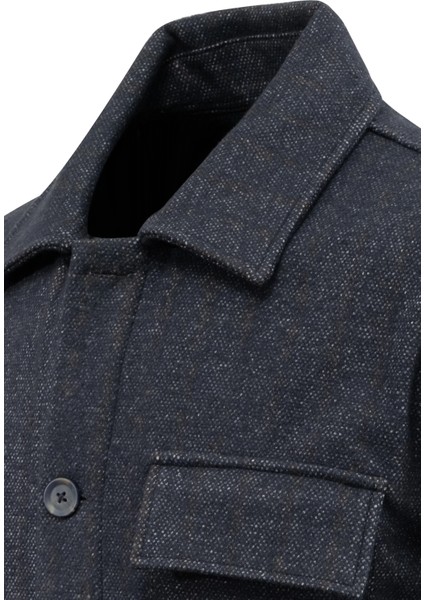 Erkek Kışlık Kumaş Hırka Noktalı Desenli Klasik Kalıp - 5233G modelleri