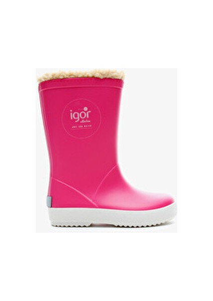 Splash Nautıco Kız Çocuk Fuşya Yağmur Çizmesi Yumuşak Borreguıto İç Astar Özelliği ile