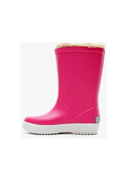 Splash Nautıco Kız Çocuk Fuşya Yağmur Çizmesi Yumuşak Borreguıto İç Astar Özelliği ile