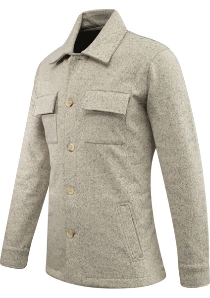 Erkek Kışlık Kumaş Hırka Noktalı Zikzak Desenli Klasik Kalıp - 5232G fiyatları