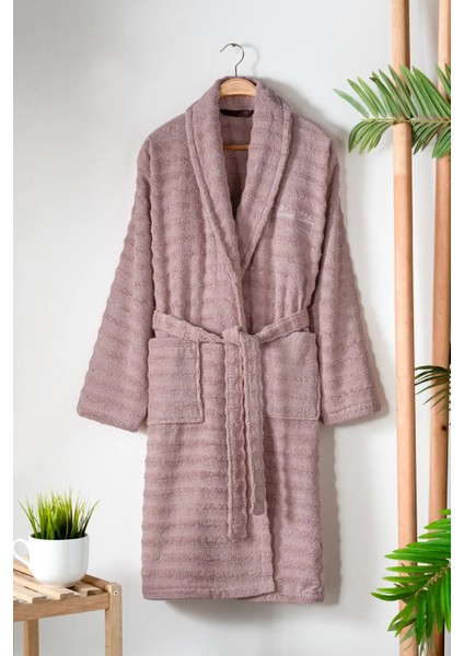 Soft Bornoz Harmony L/xl Beden Gül Kurusu