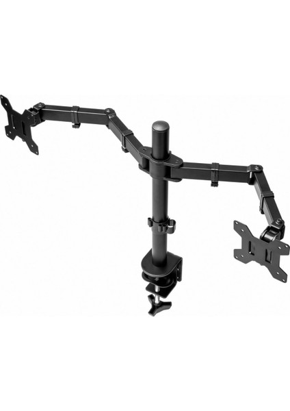Çift Kollu 13"-27" 10 kg Masaüstü Monitör Askı Aparatı – Vesa 75X75 / 100X100, 360° Döner, Ergonomik fırsatları
