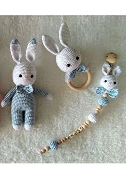 Amigurumi Tavsan Yenidoğan Set