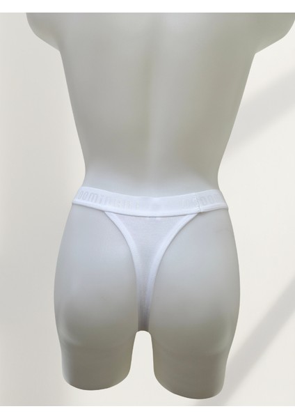 5'li Kadın Rahat Pamuk Kumaş Geniş Lastikli Bel Şık String