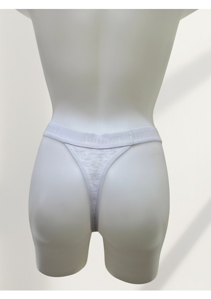 5'li Kadın Rahat Pamuk Kumaş Geniş Lastikli Bel Şık String