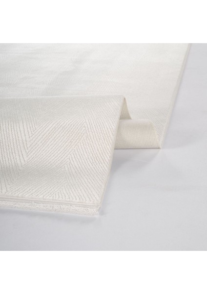 Truva Tr 6671 Ekru - Akrilik Dokuma Halı | Modern Salon Halısı