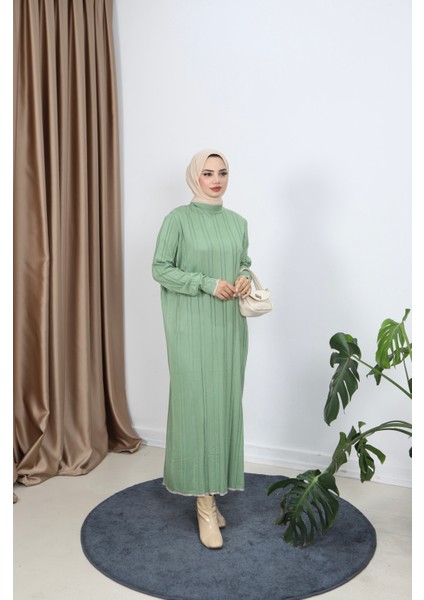 Saç Örgülü Merserize Elbise fiyatları