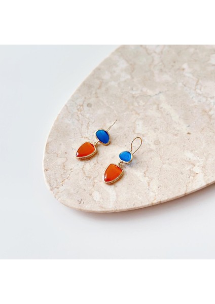 Moineau Doğal Taş Küpe