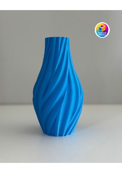 Modern Çizgili Dekoratif Vazo