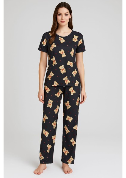 Kadın Kısa Kollu Pijama Takımı modelleri