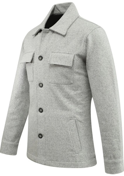 Erkek Kışlık Kumaş Hırka Noktalı Zikzak Desenli Klasik Kalıp - 5232G fiyatları