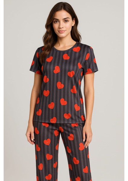 Kadın Kısa Kollu Pijama Takımı fiyatları