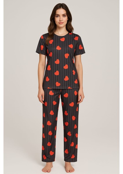 Kadın Kısa Kollu Pijama Takımı modelleri