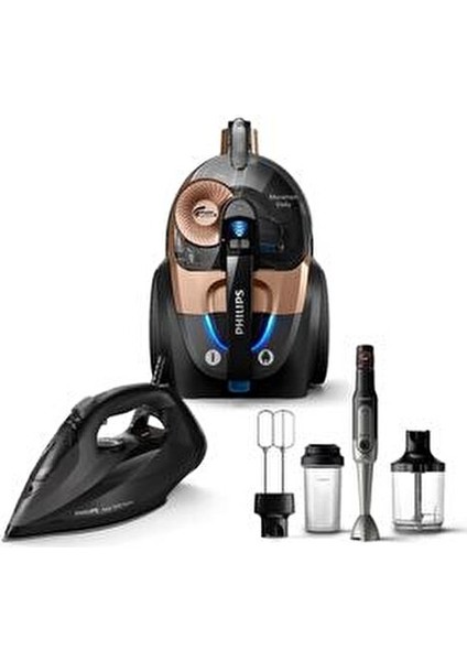 Taşınma Seti 2 (Süpürge XB7151/07 - Ütü DST7511/80 - Blender HR2653/90)