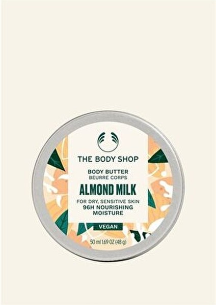 Almond Milk Vücut Nemlendiricisi 50 ml Vegan Etkili Hassas Ciltler İçin Bakım