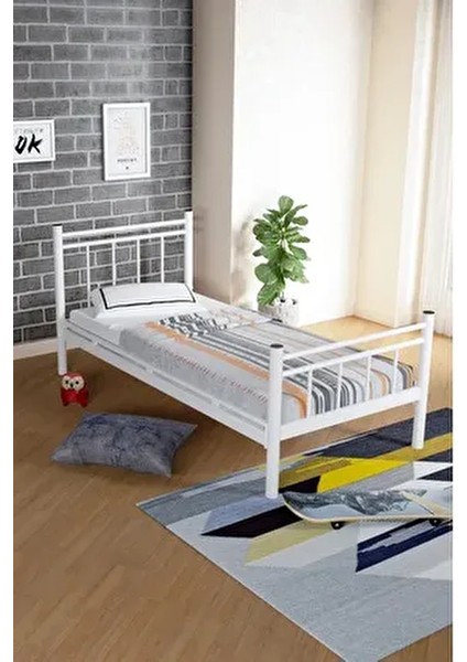 Tek Kişilik Ferforje Metal Karyola- (Yataksız)