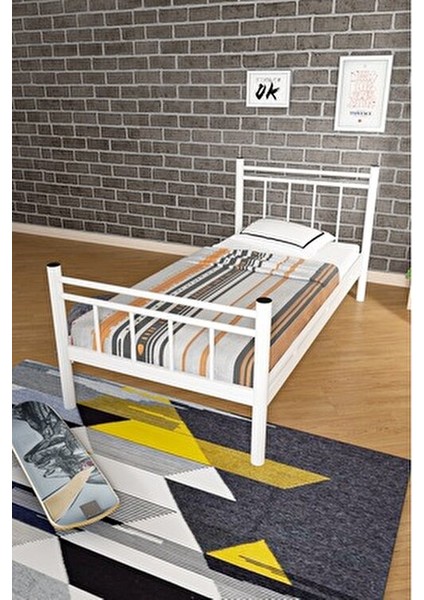 Tek Kişilik Ferforje Metal Karyola- (Yataksız) fiyatları