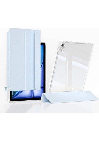 ​ipad Air 11 2024 Uyumlu Kılıf Magnetik Ayrılabilen Airbagli Zore Sliding Tablet Kılıfı