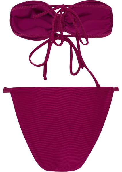 Dokulu Mor Straplez Bikini fiyatları
