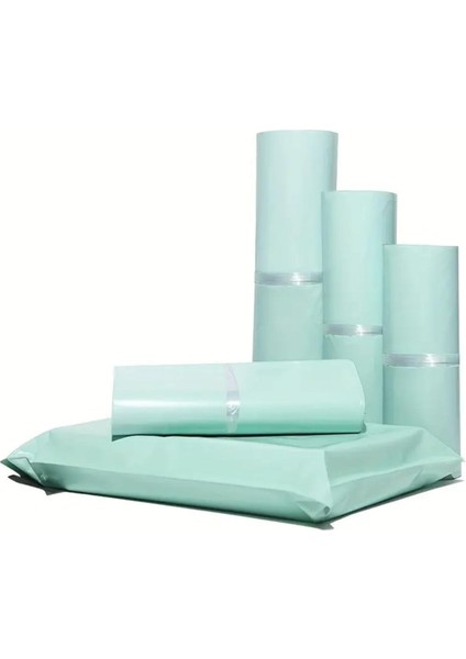 Kargo Poşeti, E Ticaret Poşeti, Paketleme Poşeti, Cepsiz Kargo Poşeti, Su Yeşili 17X30 (100 Adet)