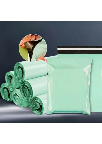 Kargo Poşeti, E Ticaret Poşeti, Paketleme Poşeti, Cepsiz Kargo Poşeti, Su Yeşili 17X30 (100 Adet) indirimleri