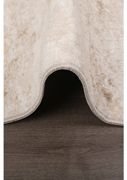 Nova Krem Leke Tutmaz Yıkanabilir Kaymaz Ponpon Saçaklı Yolluk Püsküllü Kesme Koridor Halısı fırsatları