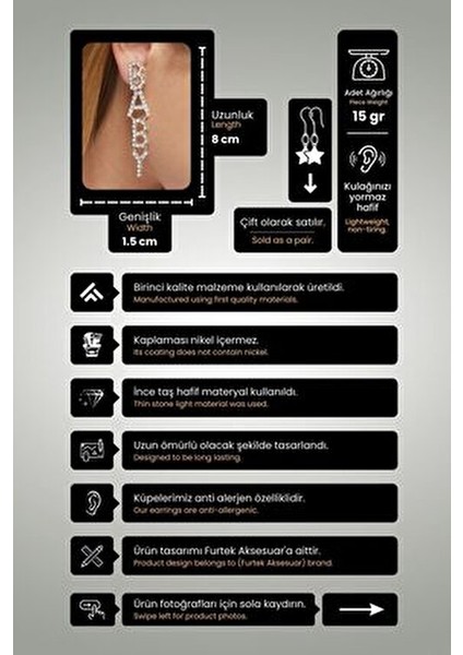 Kadın Baby Harf Zirkon Taşlı Model Sallantılı Gümüş Pırlanta Abiye Elbise Düğün Parti Balo Söz Küpe fiyatları