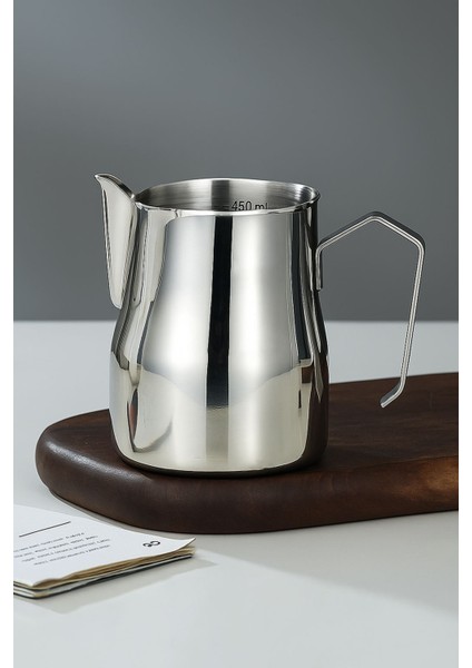 Çelik 500 ml Kahve Süt Köpürtme Potu Sütlük Pitcher MT191 modelleri