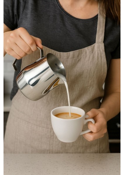 Çelik 500 ml Kahve Süt Köpürtme Potu Sütlük Pitcher MT191 fırsatları