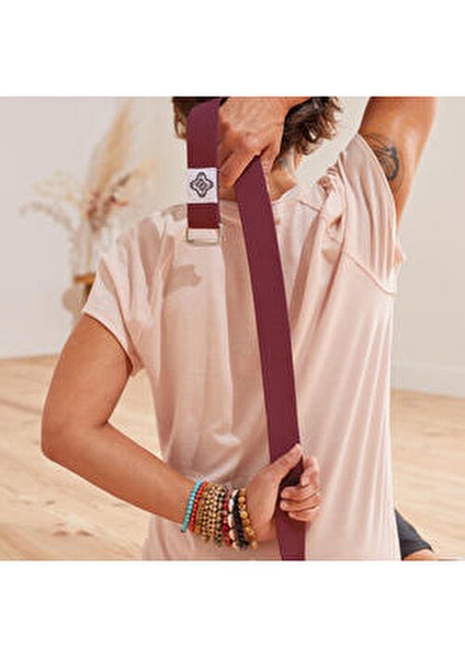 Kimjaly Yoga Kemeri - Pamuk - Bordo fiyatları