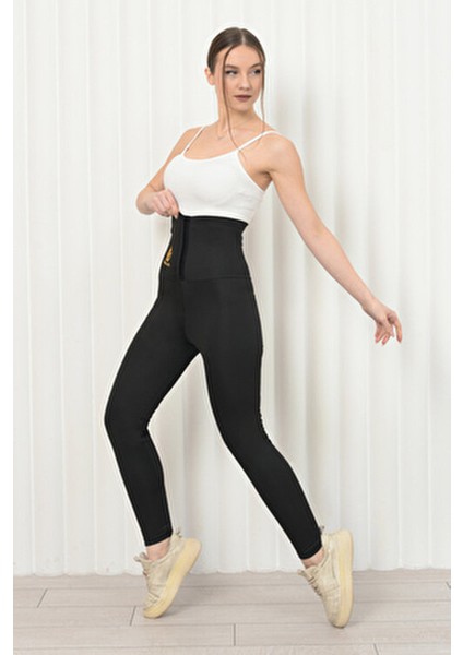 Ekstra Yüksek Bel Agraflı Termal Tayt Yetişkinler İçin Maksimum Terleme Sağlayan Ürün