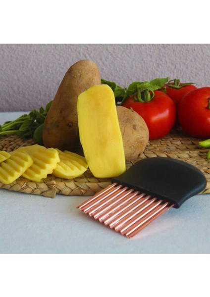 Pratik Cips Chopper Şekilli Sebze Meyve ve Gıda Dilimleyici