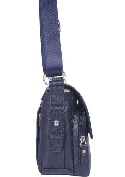 Erkek Hakiki Deri Çapraz Askılı Çanta Lacivert 4273 fiyatları