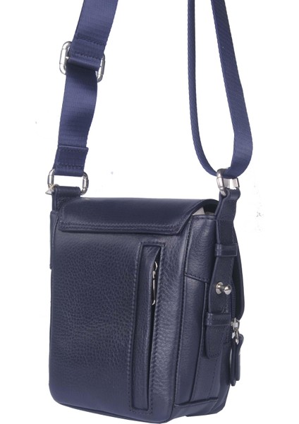 Erkek Hakiki Deri Çapraz Askılı Çanta Lacivert 4273 modelleri