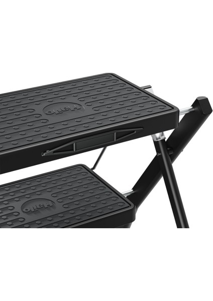 MK61 Standartline Çelik 2 Basamaklı Katlanabilir Merdiven Siyah Renk fırsatları