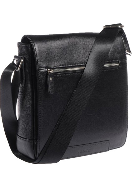 Unisex Hakiki Deri Evrak Çantası Grercnt4251 Siyah